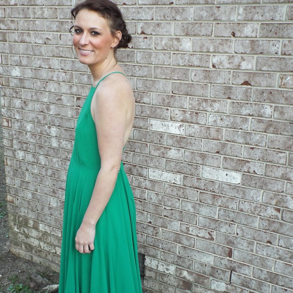 Emerald Green Maxi Dress